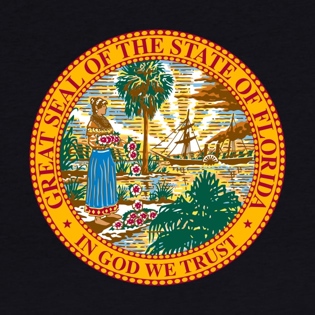 Seal of Florida by Flags of the World